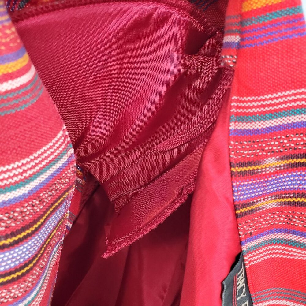 Tracy Evans Red Striped Southwestern Blazer - Picture 8 of 9